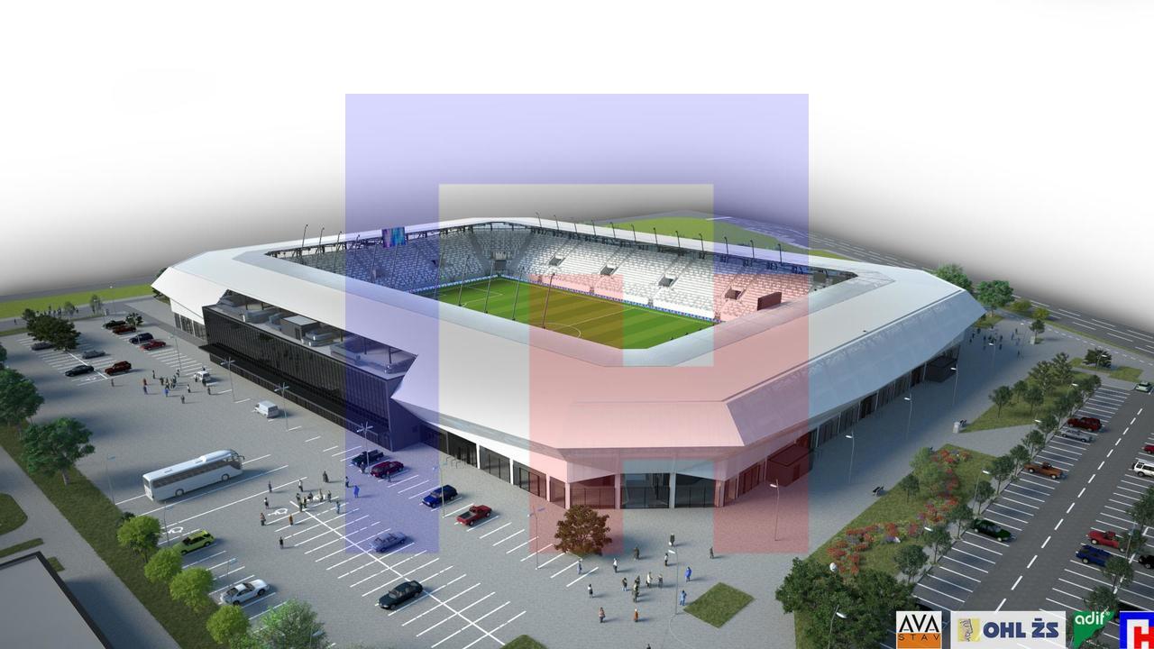 Football arena in Košice 